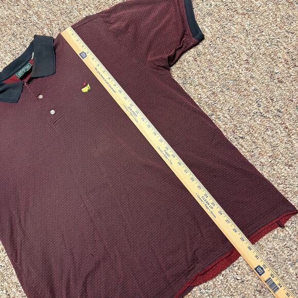 Masters Polo Shirt Mens Extra Large Red Masters Collection Golf - Picture 5 of 8